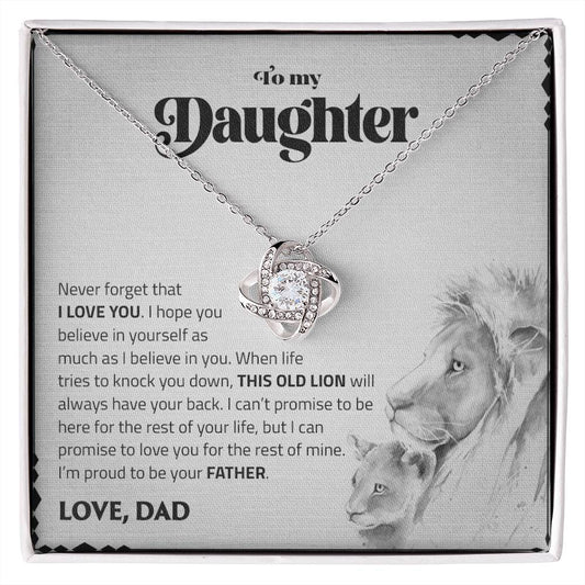 My Daughter| This Old Lion - Love Knot Necklace